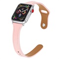 Apple Watch 9/8/SE (2022)/7/SE/6/5/4/3/2/1 Premium Kožni Kaiš - 41mm/40mm/38mm - Roze
