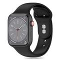Apple Watch Series 11/10/9/8/7/6/SE 3/SE Tech-Protect Silicone Strap - 40mm/41mm/42mm - Black