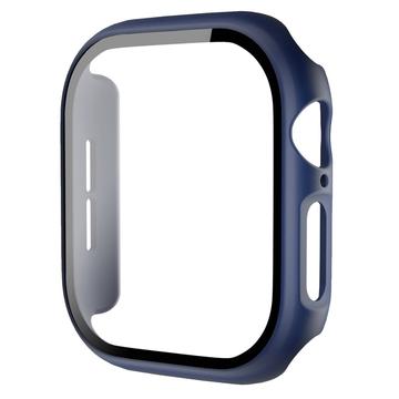 Apple Watch Series 11/10 Plastična Maska sa Zaštitnim Staklom - 47mm - Tamnoplava
