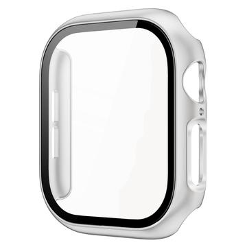 Apple Watch Series 11/10 Plastična Maska sa Zaštitnim Staklom - 42mm - Srebrna