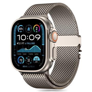 Apple Watch Series Ultra 3/2/Ultra/11/10/9/8/7/6/SE 3/(2022)/SE Tech-Protect Milano Strap - 49mm/46mm/45mm/44mm - Titanium