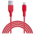 Aukey CB-AL2 MFi USB-C / Lightning Kabl - 2m - Crveni