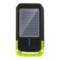 BG-1706 USB+Solar Rechargeable Bike Lights Waterproof 6 Light Modes Bicycle Dual Headlight with Horn Alarm - Green