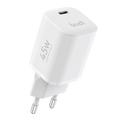 BUDI AC020EW GaN Fast USB-C Charger 45W - White