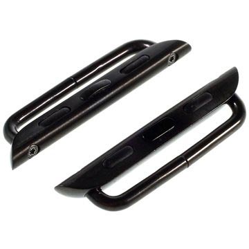 Apple Watch Serija Ultra 3/2/Ultra/11/10/9/8/SE 3/(2022)/7/SE/6/5/4/3/2/1 Nastavak Za Kačenje Kaišа - 46mm/45mm/44mm/42mm - Crni