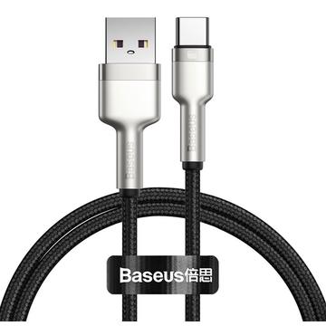 Baseus Cafule Metal Series USB-A to USB-C Cable - 66W, 1m - Black