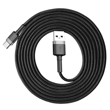 Baseus Cafule USB 2.0 / Tip-C Kabl CATKLF-CG1 - 2m - Crni / Sivi