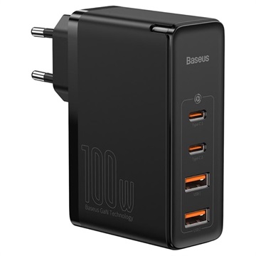Baseus GaN2 Pro 2xUSB & 2xUSB-C Brzi Punjač - 100W - Crni