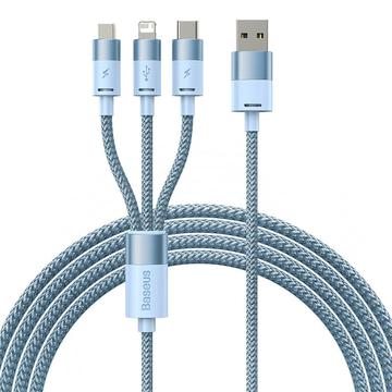 Baseus StarSpeed 3-in-1 Charging and Data Cable - 1.2m, 3.5A