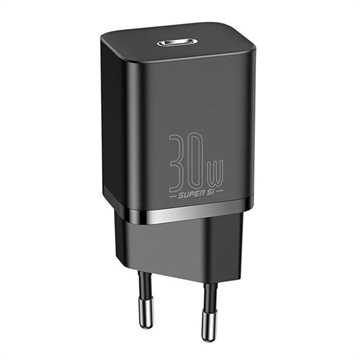 Baseus Super Si Quick Punjač 30W - USB-C - Crni