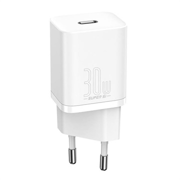 Baseus Super Si Quick Punjač 30W - USB-C - Beli