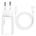 Baseus Super Si Quick Charger with USB-C / Lightning Cable - 20W