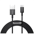 Baseus Superior MicroUSB Kabl za Brzo Punjenje i Prenos Podataka - 2m - Crni