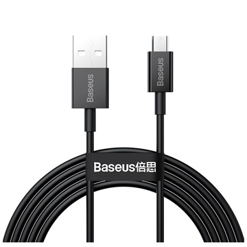 Baseus Superior MicroUSB Kabl za Brzo Punjenje i Prenos Podataka - 2m - Crni