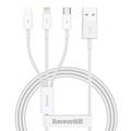 Baseus Superior Series 3-in-1 Fast Charging Cable - 1m, 3.5A