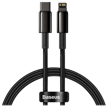 Baseus Tungsten Gold USB-C / Lightning Kabl 20W - 1m - Crni