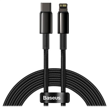 Baseus Tungsten Gold USB-C / Lightning Kabl 20W - 2m - Crni