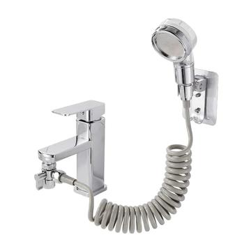 Bathroom Sink Faucet Sprinkler & Handheld Shower Hose Adapter Kit