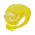 Bicycle Light Front and Rear Silicone LED Bike Light Multi-Purpose Water Resistant Headlight Taillight for Cycling Safety - Yellow
