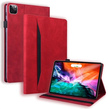 Business Style iPad Air 2020/2022/iPad Pro 11 2021 Pametna Folio Maska - Crvena