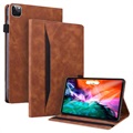 Business Style iPad Pro 12.9 2020/2021/2022 Pametna Folio Maska - Braon