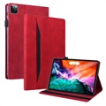 Business Style iPad Pro 12.9 2020/2021/2022 Pametna Folio Maska - Crvena