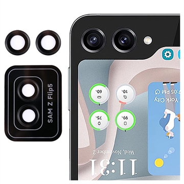 Samsung Galaxy Z Flip5 Zaštitno Kaljeno Staklo - 9H za Kameru - Crno