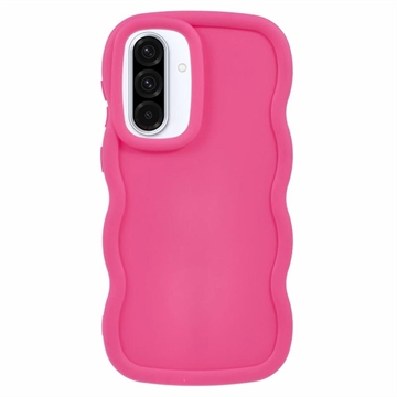 Samsung Galaxy A36/A56 Candy Color Wavy TPU Case - Hot Pink