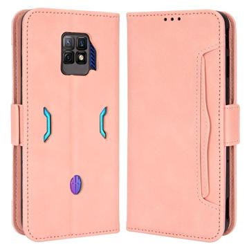 Cardholder Serija ZTE nubia Red Magic 7S Pro Futrola-Novčanik - Roze