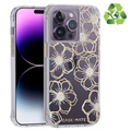 Case-Mate Floral Gems iPhone 14 Pro Max Maska - Providna