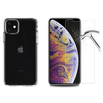 iPhone 11 Maska sa 2 Zaštitna Kaljena Stakla