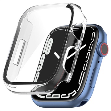 Apple Watch Series 9/8/7 Maska sa Zaštitnim Kaljenim Staklom - 45mm - Providna