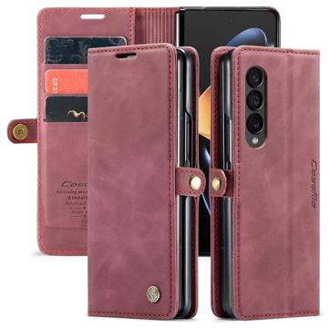 Caseme 013 Serija Samsung Galaxy Z Fold4 Futrola-Novčanik - Boja Vina