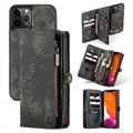 Caseme 2-u-1 Multifunkcionalna iPhone 12/12 Pro Novčanik-Futrola (Otvoreno pakovanje - Odlično stanje) - Crna