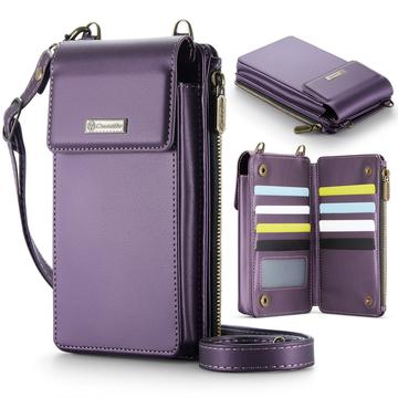 Caseme ME50 Universal Crossbody Bag w. RFID Protection - 4"-7.3" - Purple