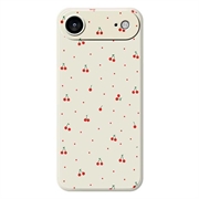 iPhone Air Cherry Pattern TPU Case - Beige