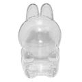 Clear Protective Display Case for Labubu Plush - 15.5x8cm