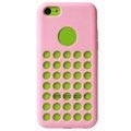 iPhone 5C Code Heat Dissipation TPU Case - Pink