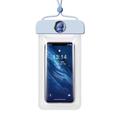 Cute Bear Smartphone Waterproof Case - 7.2" - Blue