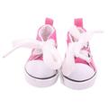 Cute Mini Lace-Up Sneakers for Labubu 17cm - Hot Pink
