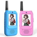 D3 Kids Walkie Talkie with Camera and Display - 2 Pcs. - Pink / Blue