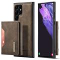 DG.Ming M2 Samsung Galaxy S23 Ultra 5G Hybrid Maska sa Novčanikom - Boja Kafe