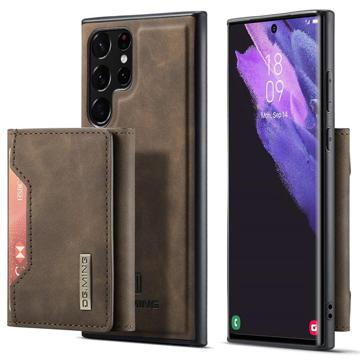 DG.Ming M2 Samsung Galaxy S23 Ultra 5G Hybrid Maska sa Novčanikom - Boja Kafe