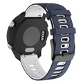 Dvobojni Garmin Vivoactive 4 Silikonski Sportski Kaiš - Plavi / Beli