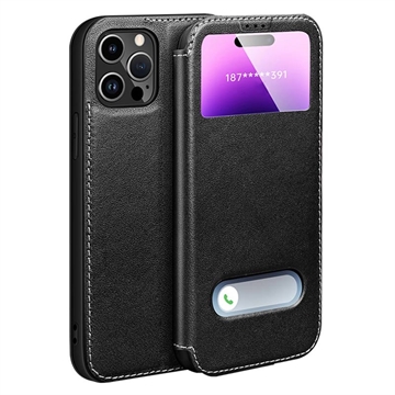 iPhone 16 Pro Max Dual View Flip Leather Case