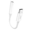 Dudao L16CPro USB-C to 3.5mm Audio Adapter - White