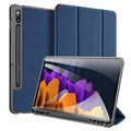 Dux Ducis Domo Samsung Galaxy Tab S7/S8 Tri-Fold Futrola - Plava