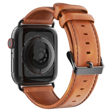 Dux Ducis Apple Watch Series Ultra 3/2/Ultra/11/10/9/8/SE 3/(2022)/7/SE/6/5/4/3/2/1 Kožni Kaiš - 49mm/46mm/45mm/44mm/42mm - Braon