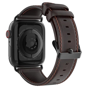 Dux Ducis Apple Watch Series Ultra 2/Ultra/9/8/SE (2022)/7/SE/6/5/4/3/2/1 Kožni Kaiš - 49mm/45mm/44mm/42mm - Boja Kafe