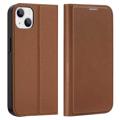 Dux Ducis Skin X2 iPhone 14 Plus Flip Futrola - Braon